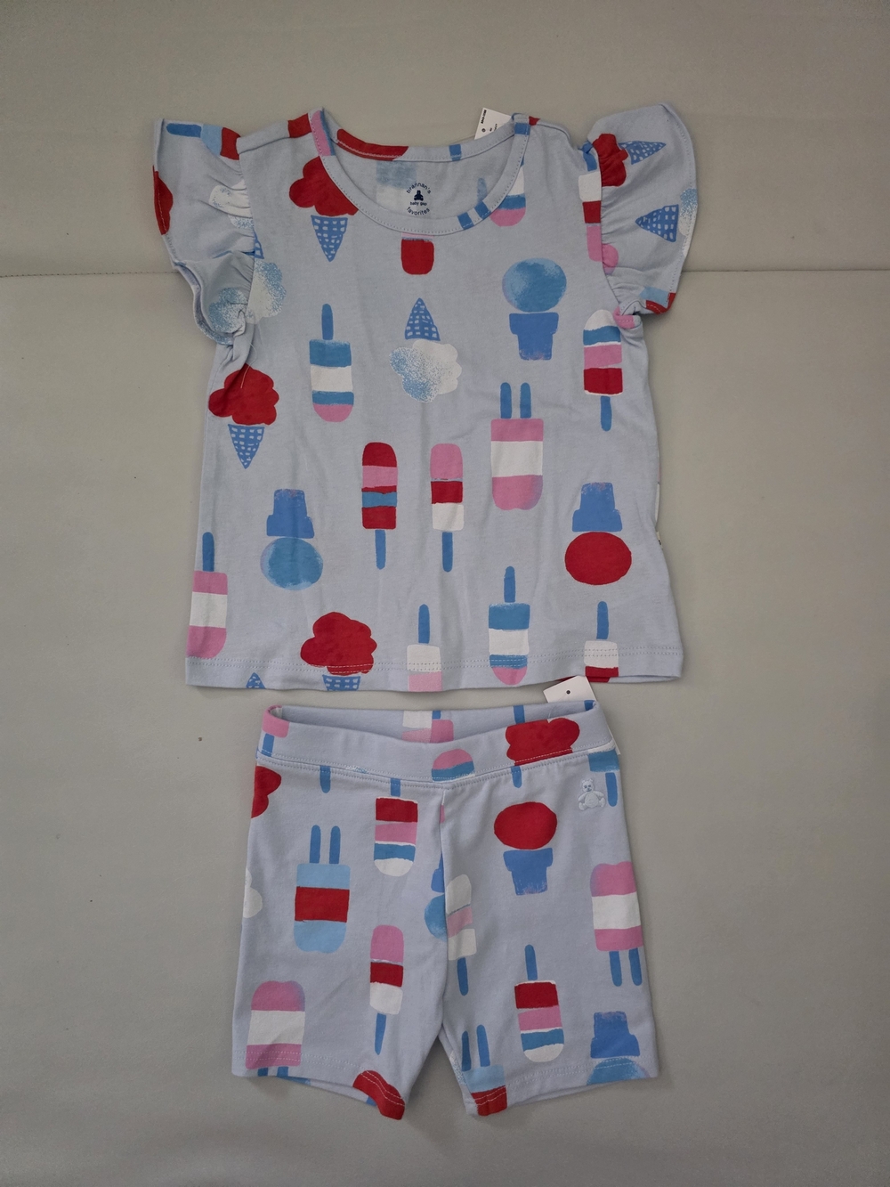 NWT GAP / babyGAP SS Top and Bottom Set - Ice Cream Popsicles - Size 2T / 2 YRS